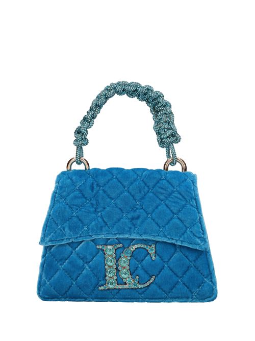 Borsa in velluto LA CARRIE | NIGHT ED.MINI HAND BAGPETROLIO
